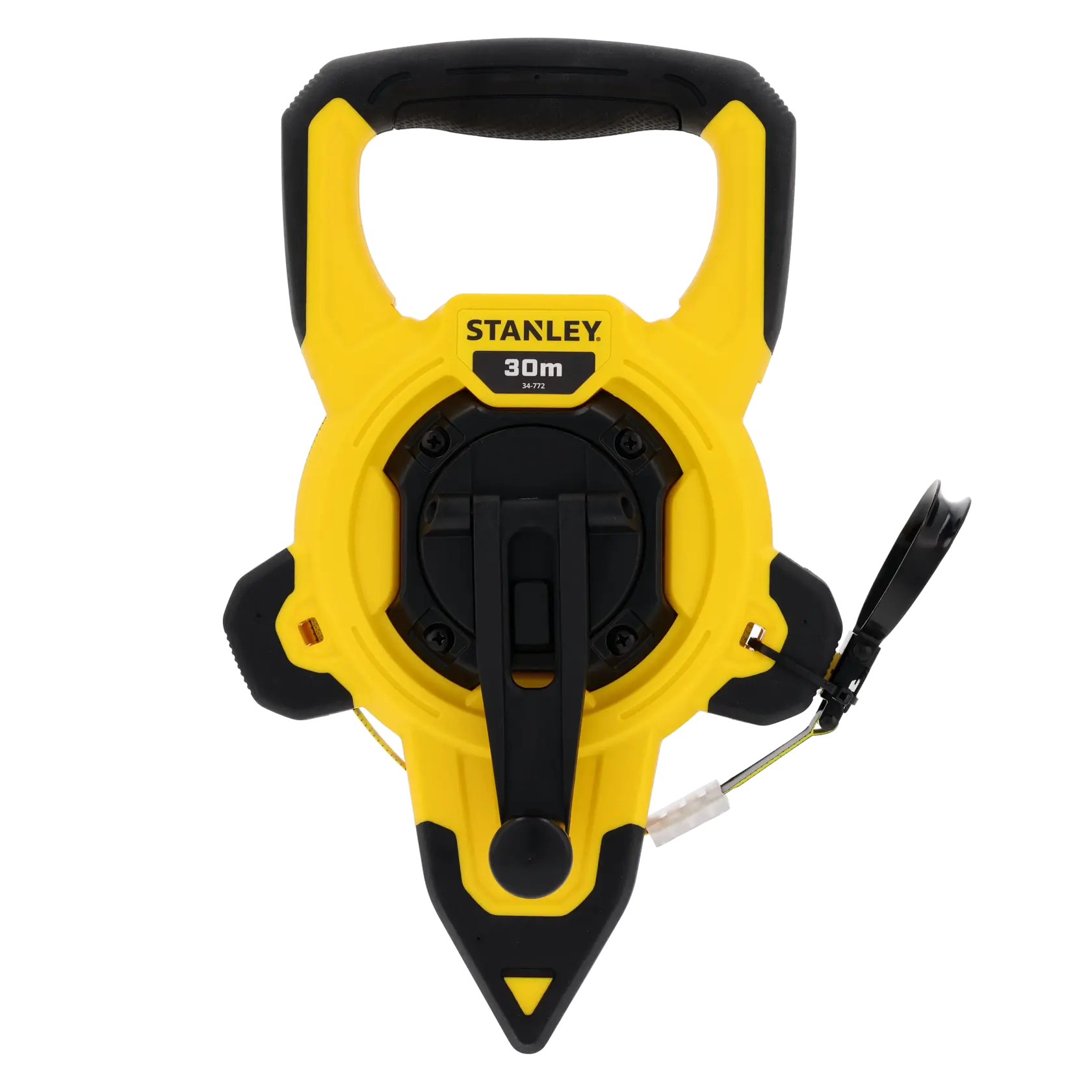 STANLEY 2-34-772 metro a nastro chiuso giallo e nero 30 m, vista frontale su sfondo bianco.