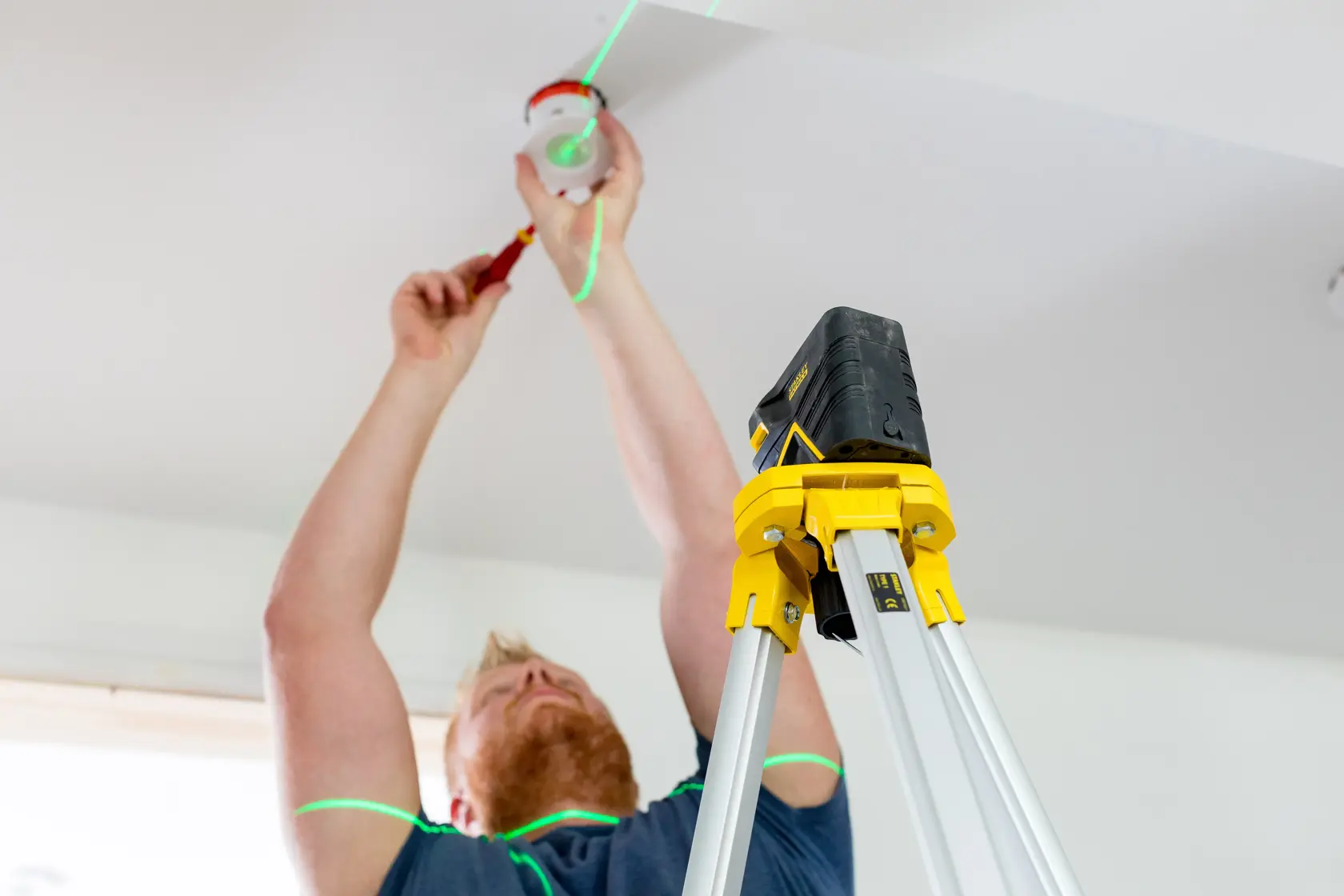Livella laser al litio a croce + 5 punti FATMAX® SCGi-P5 - raggio verde