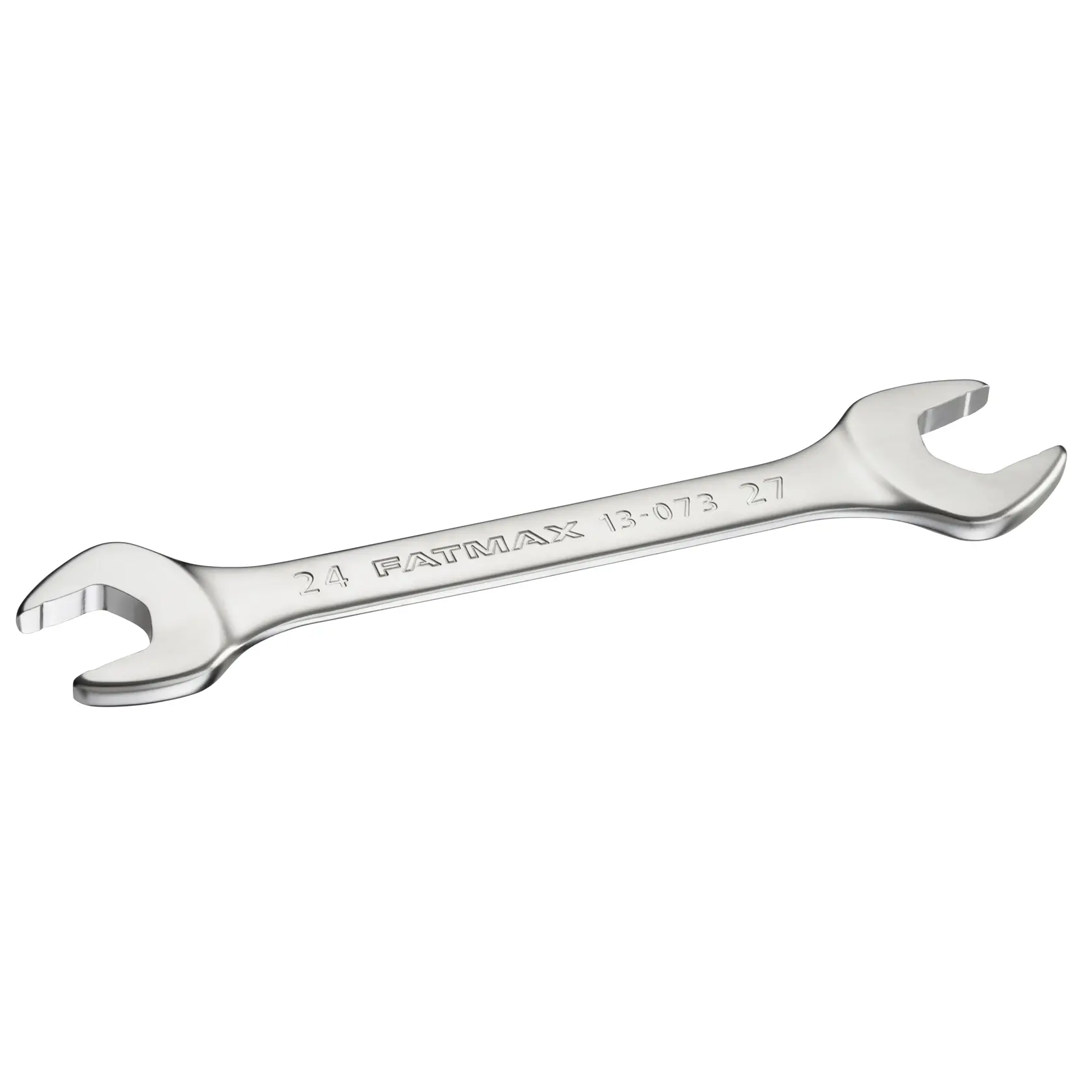Chiave a forchetta STANLEY FMMT13073-0, utensile manuale argento, vista laterale su sfondo bianco.