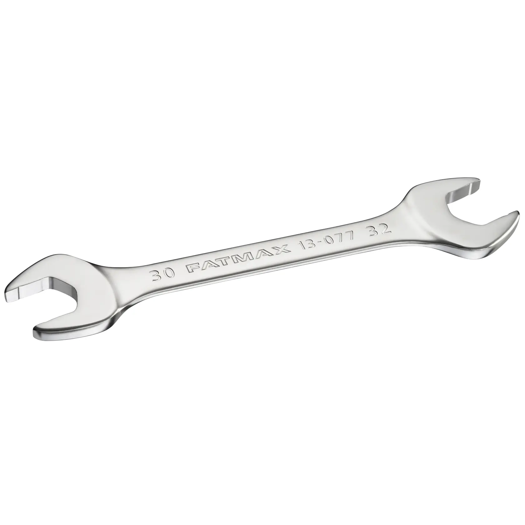 STANLEY FMMT13077-0 chiave a forchetta, argento, fotografia, vista angolata su sfondo bianco