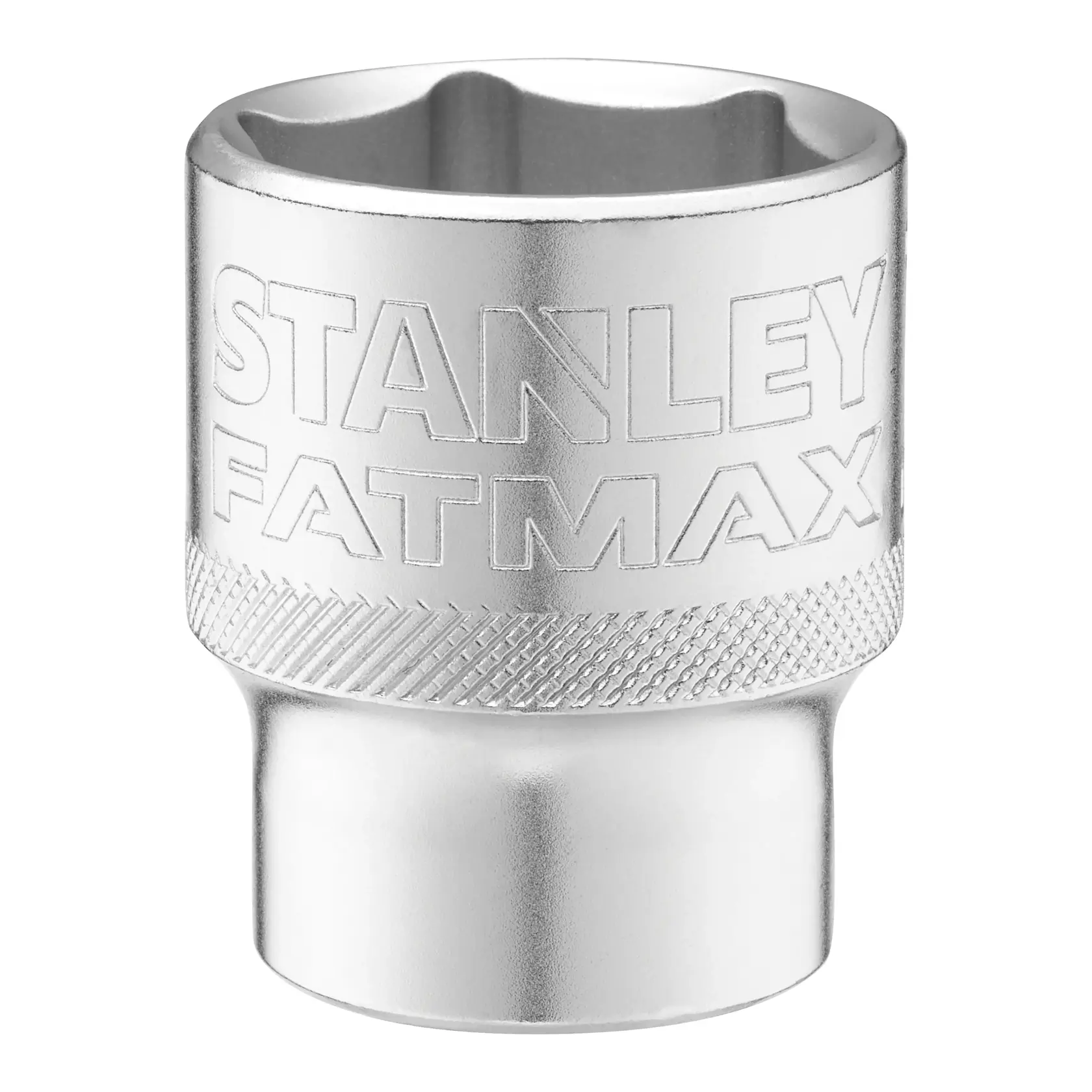 Stanley FMMT17244-0 chiave a bussola, finitura argento, FatMax, vista frontale, sfondo bianco.