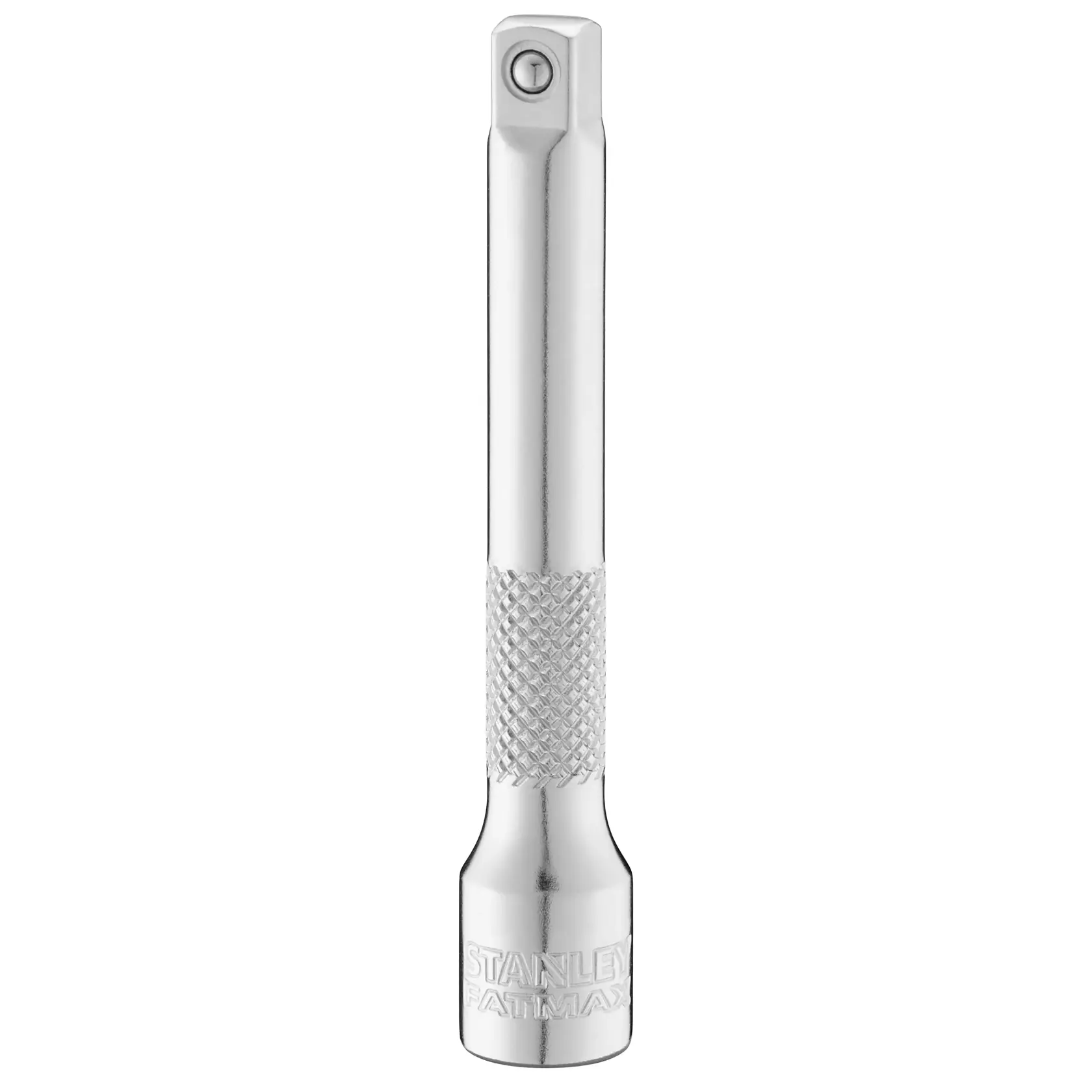 STANLEY FMMT25125-0 barra di prolunga per bussole, argento, fotografia, vista frontale su sfondo bianco.