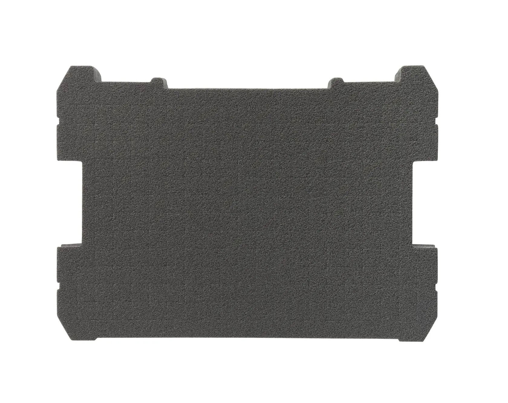 STANLEY FMST1-72365 inserto in schiuma nero, forma rettangolare, accessorio porta attrezzi, vista dall'alto.